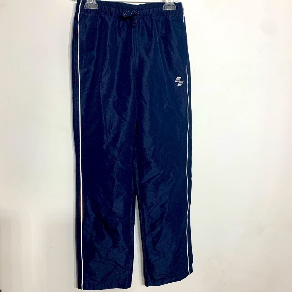 Place Sport Navy Lined Windbreaker jogger pants large boy